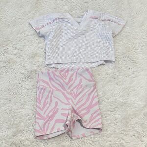 ❤️ Five The Label The Now Jersey & Everyday 3” Shorts Size YM (6/7)